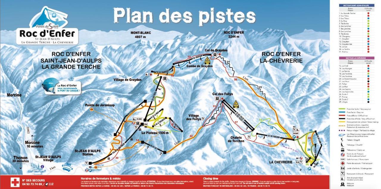 Relai S11 Grand Et Lumineux Studio Avec Coin Montagne 4-6 Pers, Wifi, 30M Des Pistes, Grand Balcon, Draps Non Compris Saint-Jean-dʼAulps Esterno foto